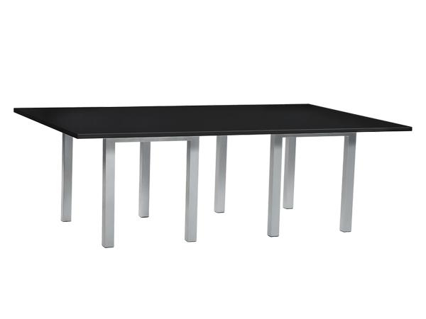 CECT-047 | 8 ft. Table Conference Table Black -- Trade Show Rental Furniture